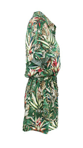 Rush Monaco Trim Jumpsuit - Wild Emerald