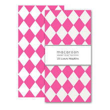 Load image into Gallery viewer, Macaroon Slim Napkins - Harlequin Pink
