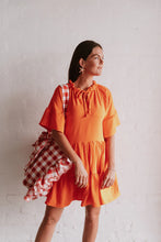 Load image into Gallery viewer, Brit Bom Everydays a Good Day Dress - Orange
