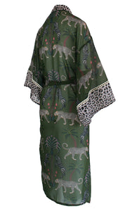 Rush Chiffon Kimono Cover Up - Okavango Olive