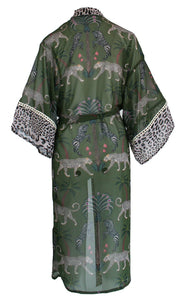 Rush Chiffon Kimono Cover Up - Okavango Olive