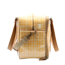 Load image into Gallery viewer, IY Overnight Bag with Leather Handles - Weave Yellow
