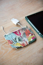 Load image into Gallery viewer, A Love Supreme Standard Pouch - Floral Kingdom White on Grey
