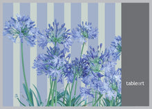 Load image into Gallery viewer, Tableart Striped Disposable Placemats -Agapanthus
