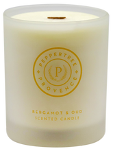 Load image into Gallery viewer, Bergamot &amp; Oud Wooden Wick Candle
