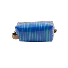 Load image into Gallery viewer, IY Cosmetic Bag - Stripe Aqua
