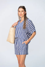 Load image into Gallery viewer, Signature Luna Shirt - Blue/White
