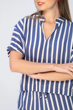 Load image into Gallery viewer, Signature Luna Shirt - Blue/White
