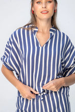 Load image into Gallery viewer, Signature Luna Shirt - Blue/White
