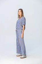 Load image into Gallery viewer, Signature Sydney Wide Leg Pants - Blue/ White
