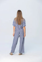 Load image into Gallery viewer, Signature Sydney Wide Leg Pants - Blue/ White
