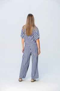 Signature Luna Shirt - Blue/White