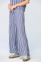 Load image into Gallery viewer, Signature Sydney Wide Leg Pants - Blue/ White

