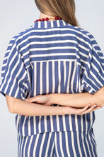 Load image into Gallery viewer, Signature Luna Shirt - Blue/White
