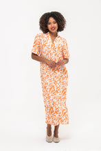 Load image into Gallery viewer, Signature Santorini Dress - Coral/White

