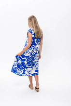 Load image into Gallery viewer, Signature Cabo Dress  - Blue &amp; White
