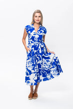 Load image into Gallery viewer, Signature Cabo Dress  - Blue &amp; White
