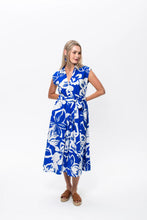 Load image into Gallery viewer, Signature Cabo Dress  - Blue &amp; White
