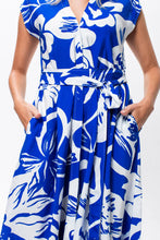 Load image into Gallery viewer, Signature Cabo Dress  - Blue &amp; White
