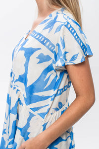 Signature Riviera Dress - Blue/White