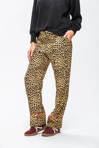 Signature Sydney Wide Leg Pants - Leopard