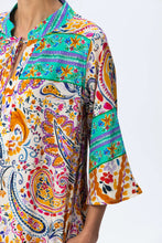 Load image into Gallery viewer, Signature Malta Beach Kaftan - Turquoise Abstract

