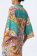 Load image into Gallery viewer, Signature Malta Beach Kaftan - Turquoise Abstract
