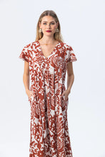 Load image into Gallery viewer, Signature Riviera Dress - Crème/Rust

