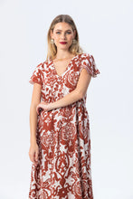 Load image into Gallery viewer, Signature Riviera Dress - Crème/Rust
