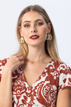 Load image into Gallery viewer, Signature Riviera Dress - Crème/Rust
