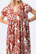 Load image into Gallery viewer, Signature Riviera Dress - Crème/Rust
