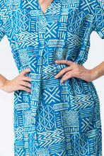 Load image into Gallery viewer, Signature Barcelona Dress - Turquoise &amp; White
