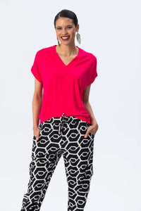 Signature Corfu Summer Tee - Pink