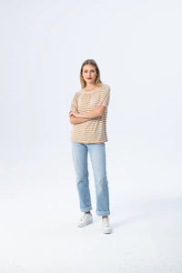 Signature Aspen Summer Tee - Crème /White