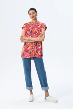 Load image into Gallery viewer, Signature Cassis Shirt -Pink Abstract
