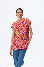 Load image into Gallery viewer, Signature Cassis Shirt -Pink Abstract

