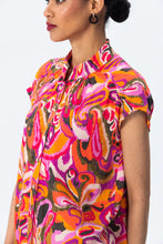 Load image into Gallery viewer, Signature Cassis Shirt -Pink Abstract
