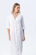 Load image into Gallery viewer, Signature Santorini Pintuck Dress - White
