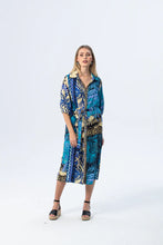 Load image into Gallery viewer, Signature Monaco Dress - Blue Abstract
