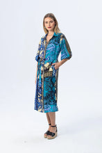 Load image into Gallery viewer, Signature Monaco Dress - Blue Abstract
