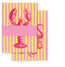 Load image into Gallery viewer, Macaroon A5 Soft Covered Journal Set of 2  - Seaside Sorbet
