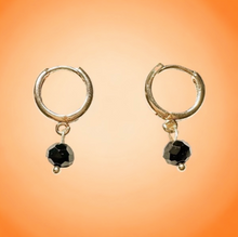 Load image into Gallery viewer, Summer &amp; Salt Black Lila Earrings
