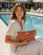 Load image into Gallery viewer, Summer &amp; Salt Pouch - Burnt Orange
