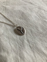 Load image into Gallery viewer, Liwo Seedling Oval Pendant on Sterling Silver Chain
