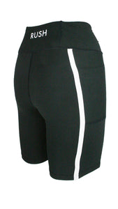 Rush Panel Pro High Waist Shorts - Black