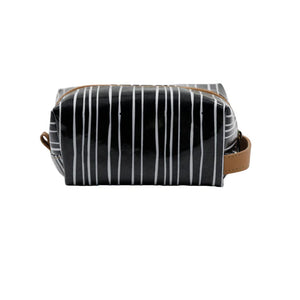 IY Cosmetic Bag - Stripe Black & White