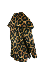 Rush Supreme Velvet Jacket - Midnight Leopard