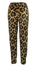 Load image into Gallery viewer, Rush Supreme Velvet Cuff Pants - Midnight Leopard
