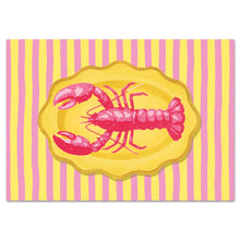 Load image into Gallery viewer, Macaroon Disposable Placemats - Sorbet Seaside Lobster
