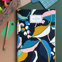 Load image into Gallery viewer, Pink Glitter A4  Teacher Planners  - The Rain Forest One
